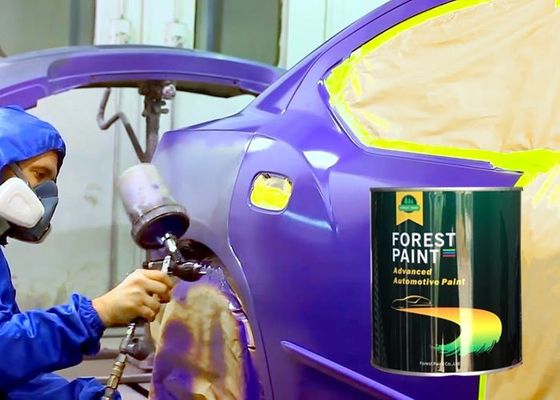 2K Automotive Refinish Paint Quick Dry Varnish Chemical Resistance For Decoration