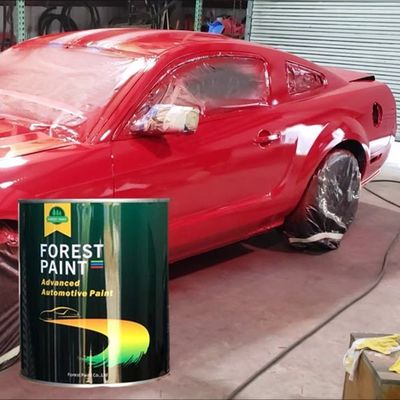 Fast Drying Automotive Refinish Paint Accurate Color Match 40um